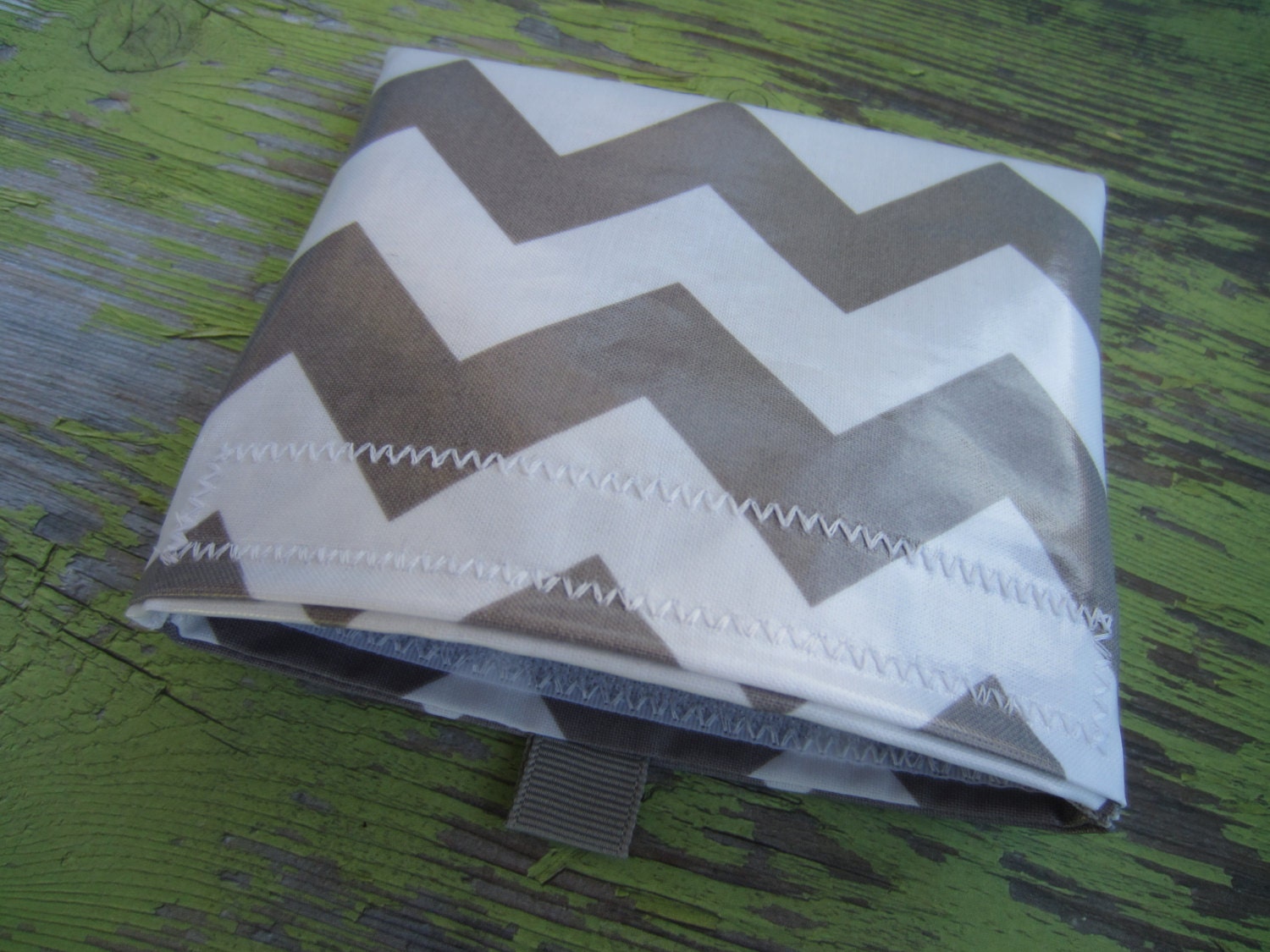 Snack Bag - Grey Chevron