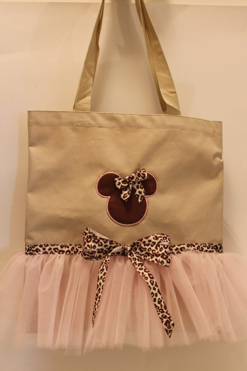 Tutu Tote with Monogram and Machine Embroidery