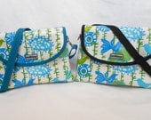iSacha Purse - designed to carry your iPad in style - "Aqua Menagerie"  READY TO MAKE