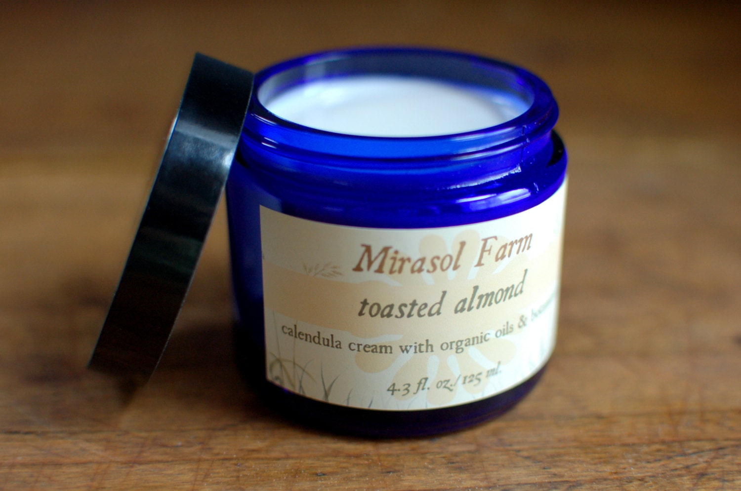 Toasted Almond - calendula cream with organic oils (4.3 ounces)