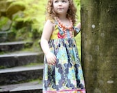Girls Addison Ruffle Knot Dress