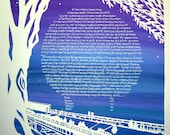 High Line Papercut Ketubah - New York City