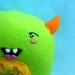 Brantley - Happy Horned Plush Monster