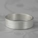 Sterling Silver Straight and Narrow Men's Wedding Band--6mm Flat Edge Band--Modern Men's Band