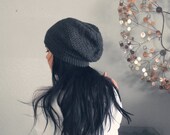 unisex slouch beanie.  eco friendly. vegan. PICK YOUR COLOR