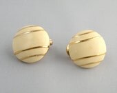Vintage Monet Clip-On Earrings