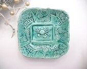 Crab Bowl Ceramic Bowl 5.25 inches
