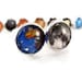 Science Men Planet Custom Solar System Cufflinks