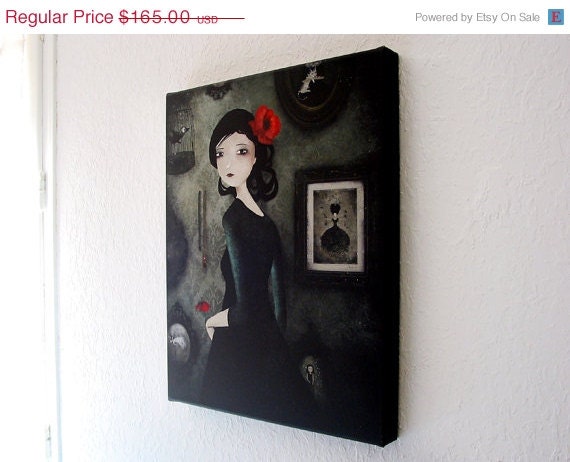SUPER SALE  65% OFF The Art Collector - Canvas Print - 16x20inch