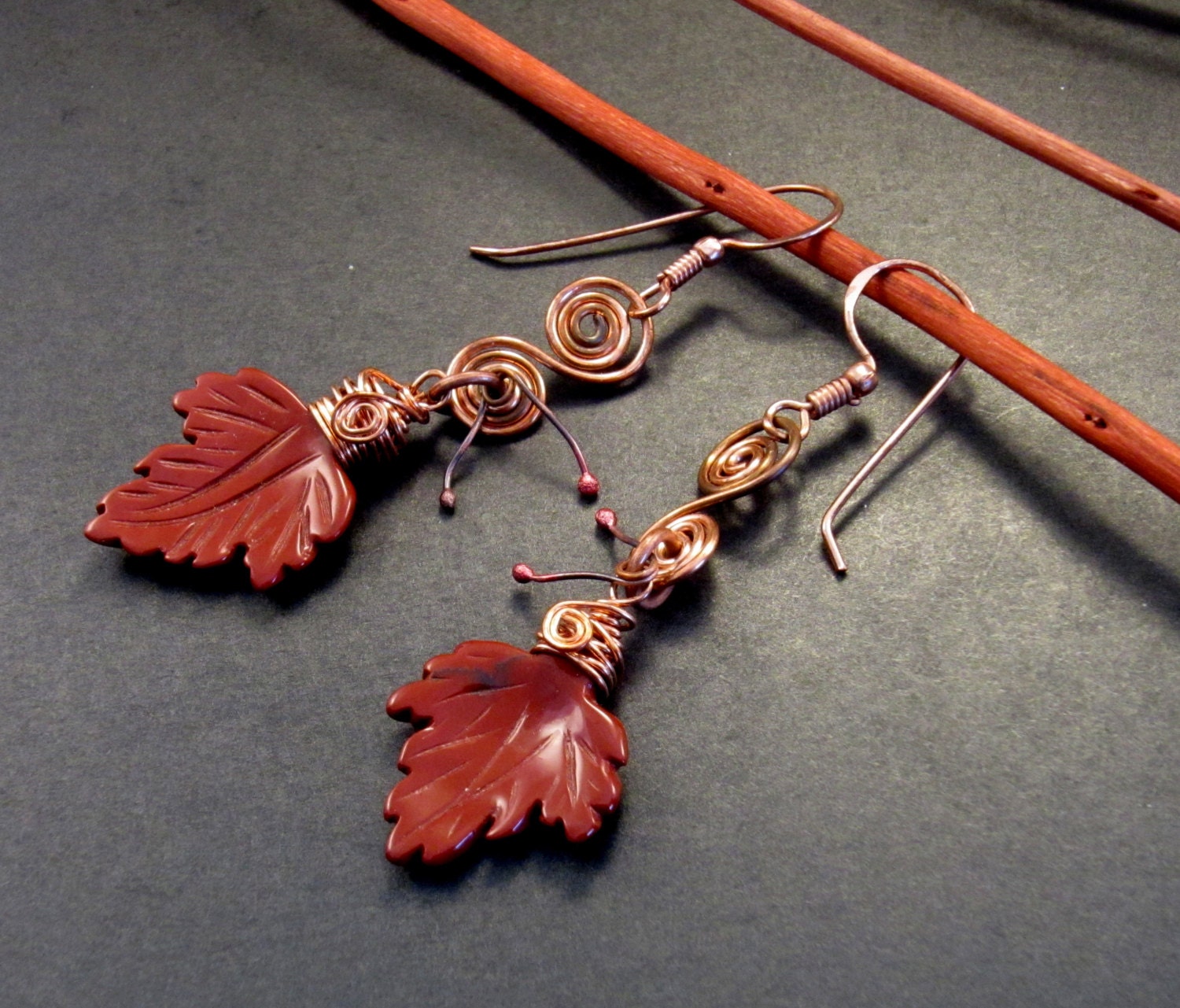 Leaves and Twigs Earrings
