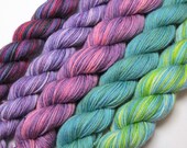 MINIS - Sock Garden - Hand Dyed & Hand Painted
