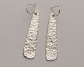Sterling Obelisk earrings