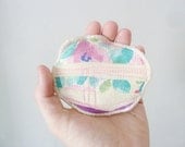 the spring floral abstract patch ... eco-friendy, recycled art patch