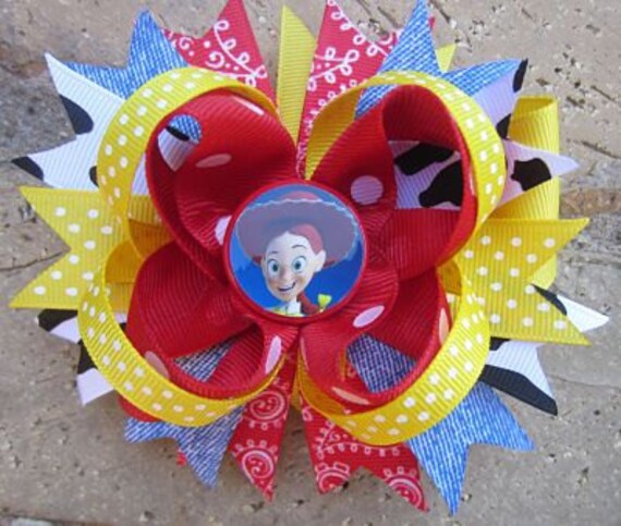 Toy Story Jessie Disney Custom Boutique Hair Bow Il_570xn