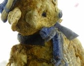 Sculpted Vintage Teddy Bear Folk Art MHA