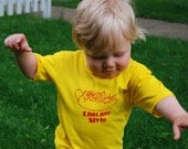 Chicago Style Hot Dog- Foodie Toddler Tee- Pick Your Size