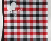 Heart & Arrows Plaid Pocket Square