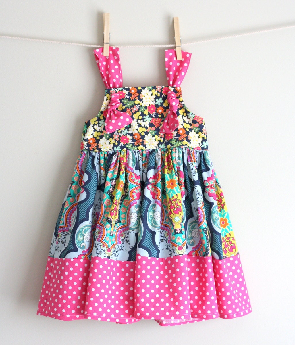 KNOT dress/ RUTHIE knot dress/ SUMMER dress/ 12 mo - 5t