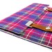 iPad case - gray, pink and purple vintage tweed