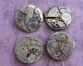 Featured - Steampunk supplies - Watch movements - Vintage Antique Watch movements Steampunk - Scrapbooking e22