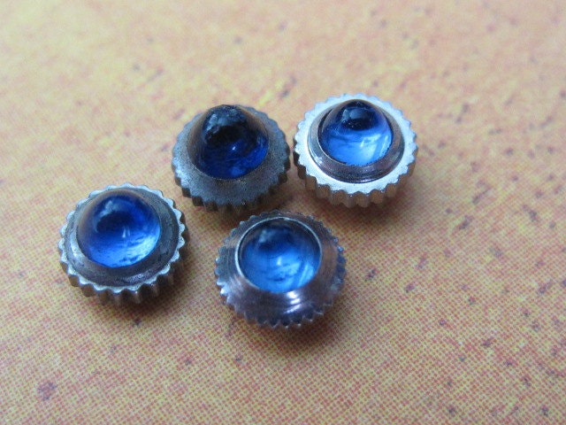 Vintage Sapphire  Watch parts crowns - Steampunk - Scrapbooking L71