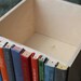 Don't Look Now, Modern Library Storage Bin, Stylish Storage for your much-loved clutter