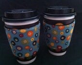 Reusable Coffee Cozy - Matching Twinsie Set