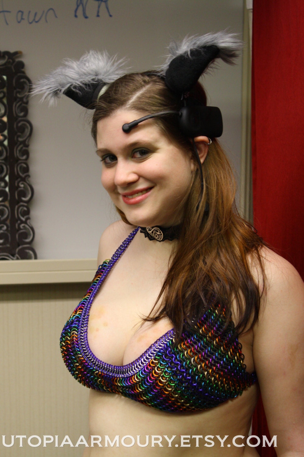 Custom Color Water Friendly Chainmail Bikini Top