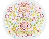 Embroidery Pattern Blomkrans - Flower Wreath - PDF