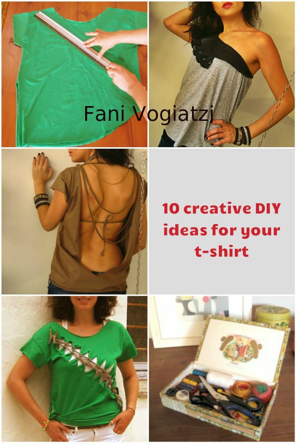 10 creative DIY ideas for your t-shirt