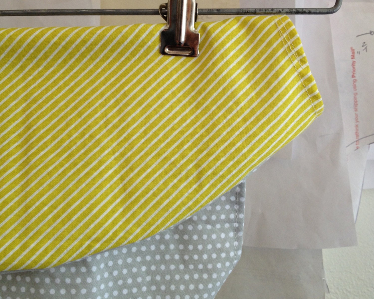 Baby Bjorn Carrier cover - yellow and gray dot