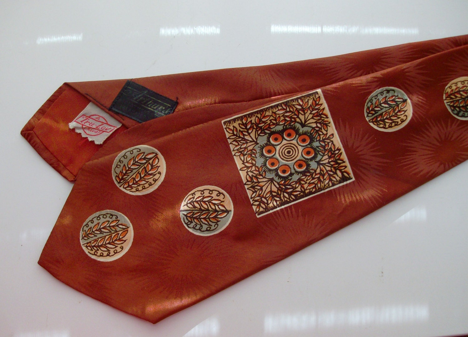 Rust Arthur's Tru-Lov Cravat Tie