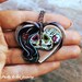 Ashes to Ashes . . . Forever Love Day of the Dead Couple Necklace