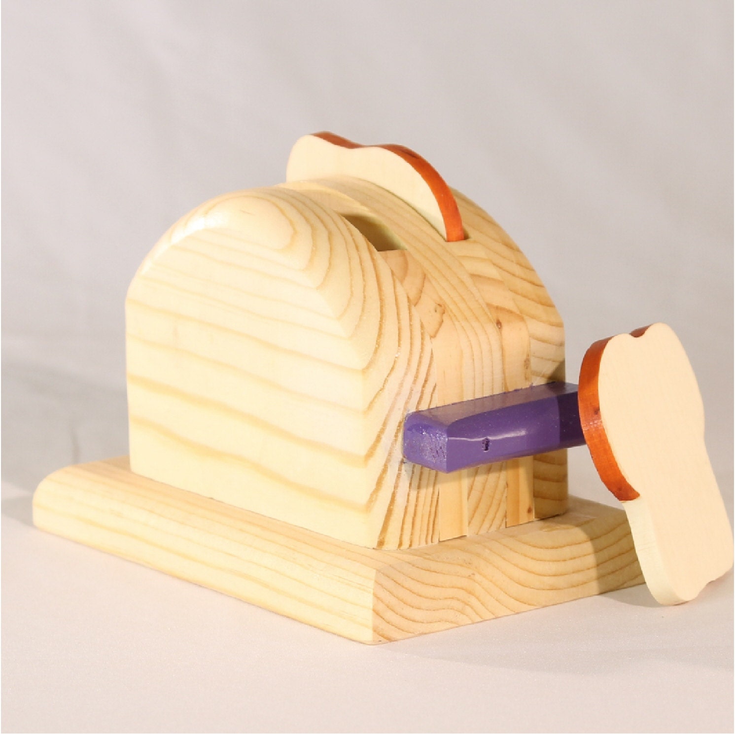 Toy Kitchen Play Food Toaster and 2 Toast
