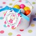 Bubble Gum Birthday Party Printable Favor Tags by The TomKat Studio