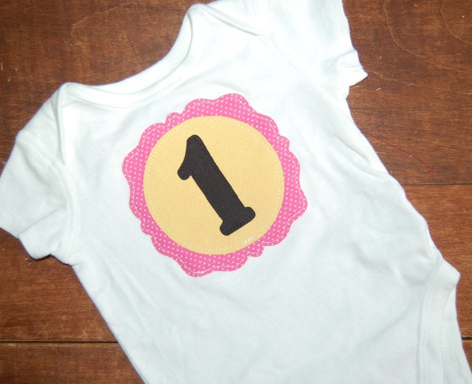 Vintage Inspired 1 One Month Old Tee One Piece ... Photo Prop Op