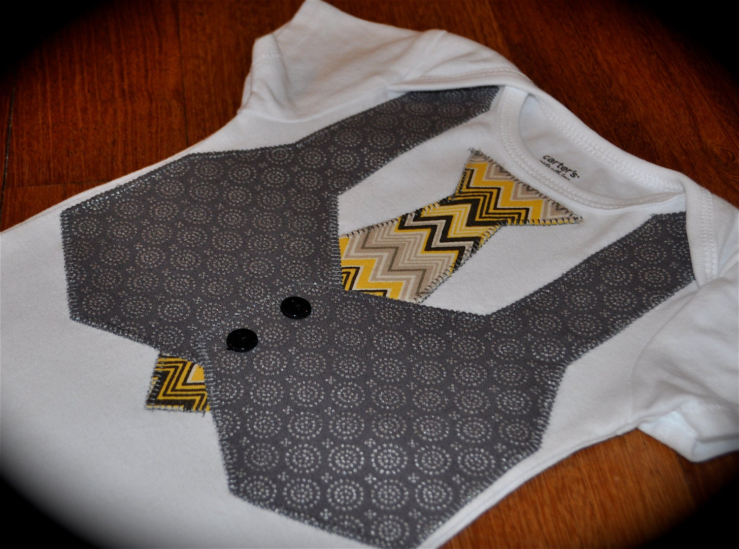 Baby Boy Vest and Tie onesie / Onsie / Shirt / Top / Bodysuit