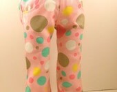 Fits American Girl Doll Bright Dot Print Twill Boot Cut Jeans 18 Inch Doll Sized Girls Toys