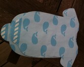 Set of 30 Baby boy shower onesie napkins or decoration with whales. Under the sea theme. Il_170x135