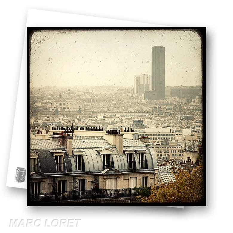 La Tour Montparnasse - Paris - Fine Art Photography French Architecture - Photo Postcard