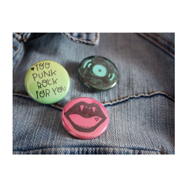 Punk Rock Button Set