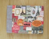 Wedding Guest Book, Parisian Honeymoon, Handbound Book