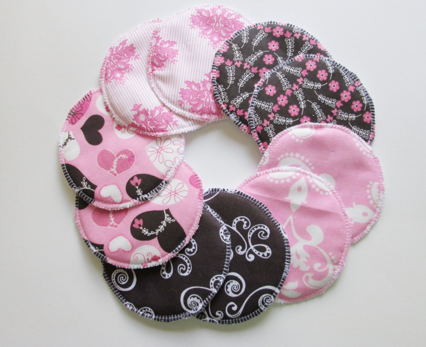 Nursing Pad Bundle ... Pink and Brown