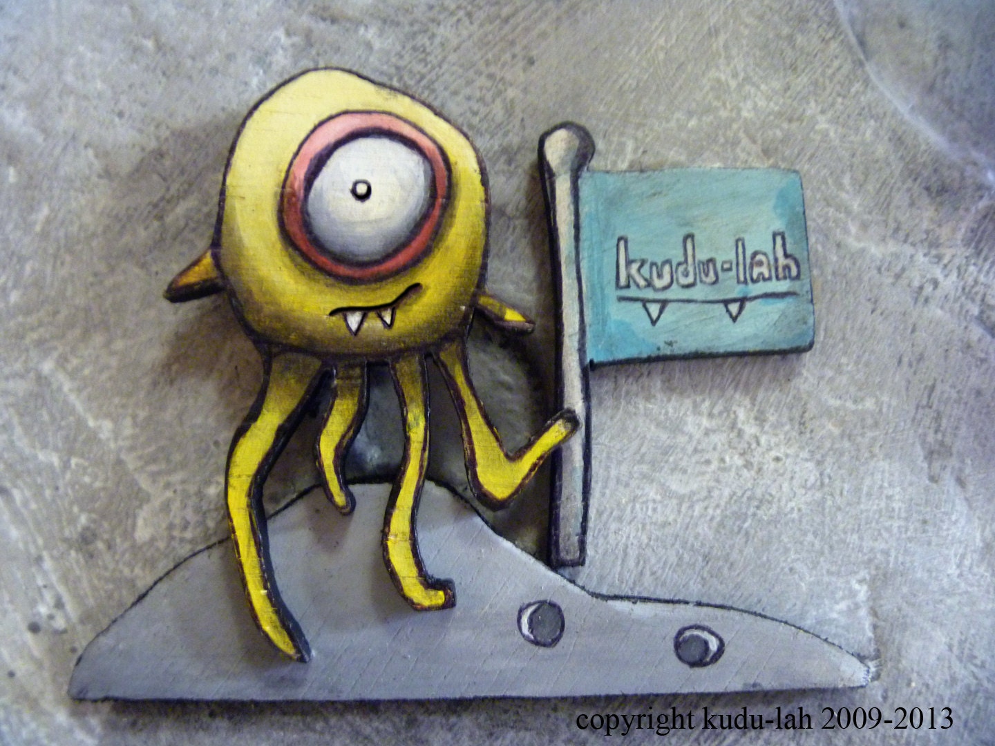Moon Walk (Original Critter Art)