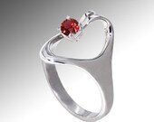20% off SALE Ends May 23- ISIS Sterling Silver Engagement  Ring,  Unique silver ring, Silver Gemstone Ring, Promise Ring, Egyptian