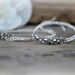 Handmade Wedding Earrings. Affordable Bridal Accessory. Metallic Silver and Platinum. Sterling Silver Earwires. Organic. Rustic Beauty