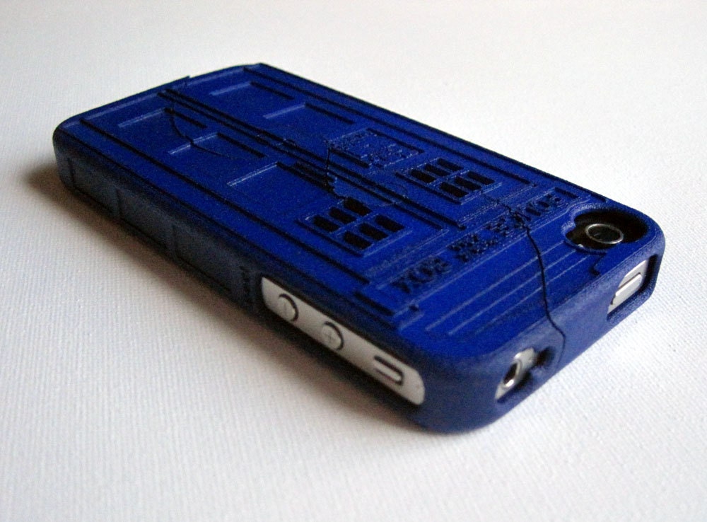 15% OFF Spring Cleaning Sale Ready-To-Ship (Tardis Blue) iPhone 4/4S Designer 3D printed  Police Box case