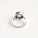 Mint bird ring - Spring jewelry - Pastel trend - Adjustable ring (R040)
