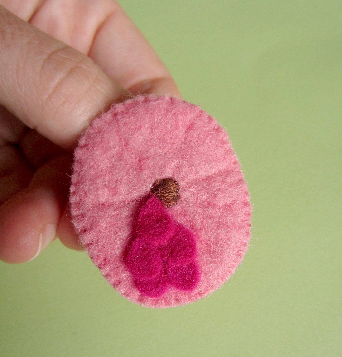 Haemorrhoids Brooch