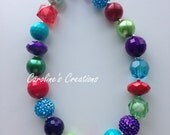 Mermaid Ariel Disney Princess Girl's Chunky Necklace B4G1 Free